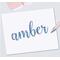 Pattern 2 name decal - blues and purples